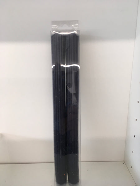10” dark blue candles
