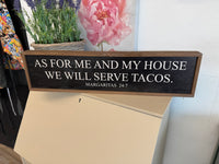 Taco/Margarita framed shelf sitter