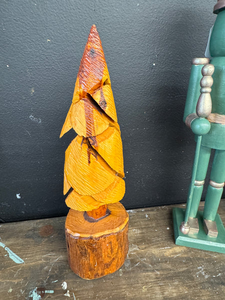 Wood Tree hand carved