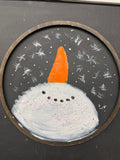 Snowman 15” door hanger