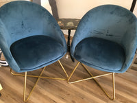 Blue Velvet chair