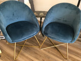 Blue Velvet chair