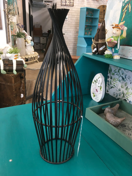 Tall Metal vase