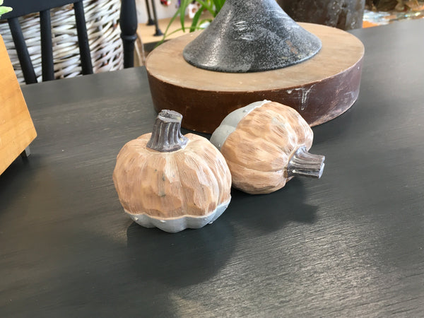 Tan and Gray Pumpkins