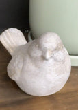 Crackle milk paint aged look Stone  Bird