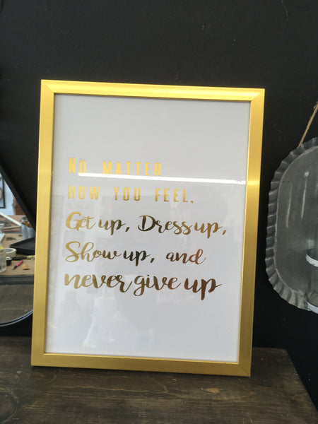 Dress up… framed