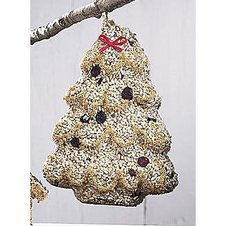 Birdseed Christmas Tree: Dark