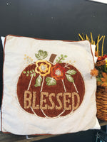 Blessed Appliqué Pillow