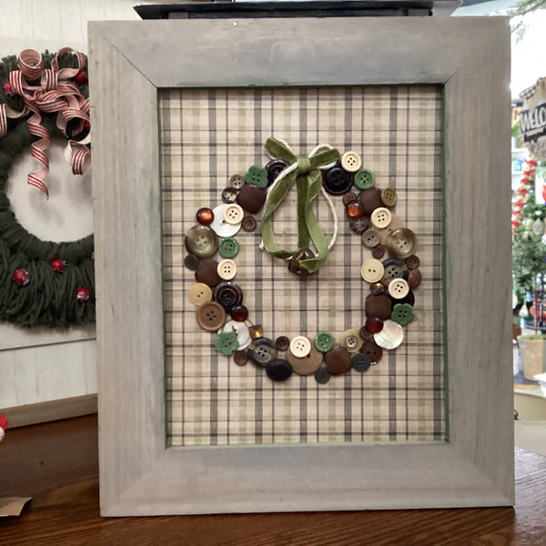 Button Wreath