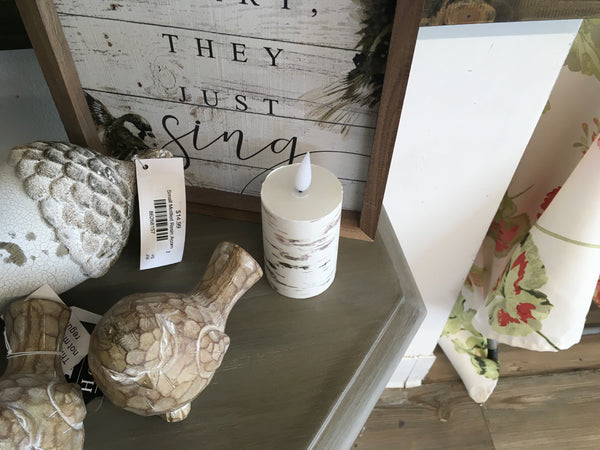 Small Birch Candle