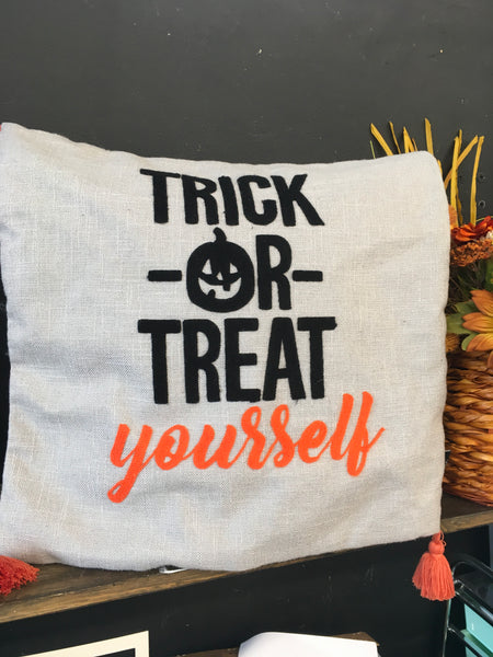 Trick Treat Linen Pillow