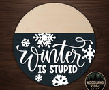 Round door hanger sign kits