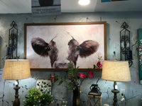 Iron Rusty Sconces - Pair