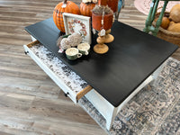 Cherry picked  half moon sofa foyer table