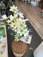 White star flower pick