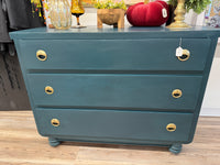 Gabe the Blue Sage Deco Dresser