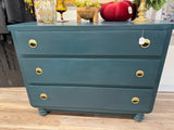 Gabe the Blue Sage Deco Dresser