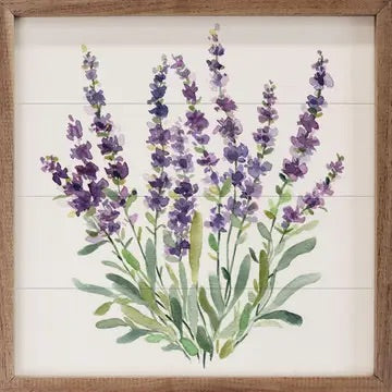 Lavender Botanical II 8” art picture