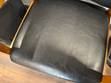 Jackson the Wood and  vinyl occasional chair