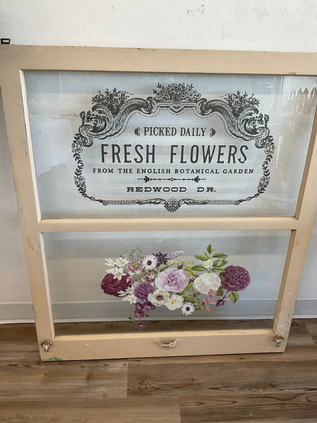 Fresh Flowers Window