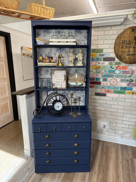 Kelly Allen the solid wood cabinet hutch shelf