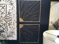 Gold Wire Decor - Pair