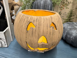 Soft Terracotta jack o’lantern pumpkin
