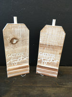 Gather Together  wood Pumpkin