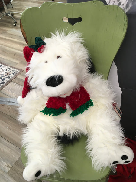 Vintage Christmas Dog