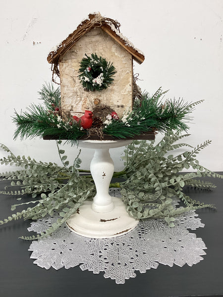 Bird HouseCardinal on stand
