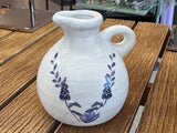 Terracotta stone bud vase pitcher