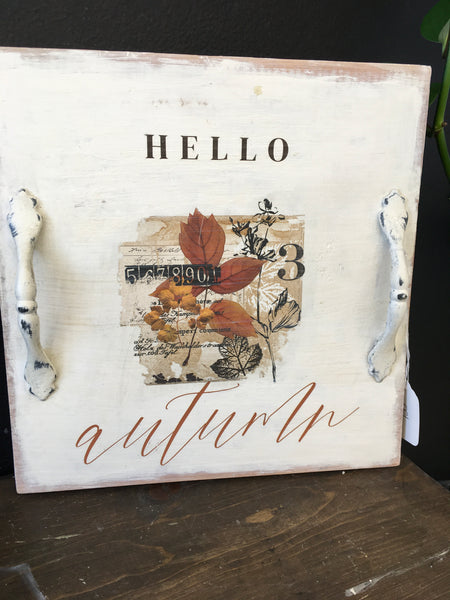 Hello Autumn Tray