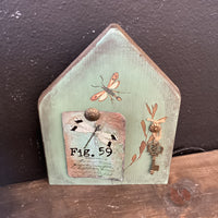 Dragonfly mixed media house