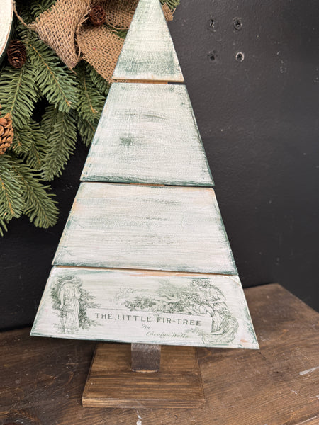 Fir tree w paint inlay