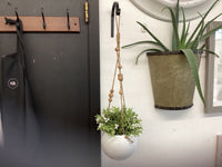 Metal Hanging Boho Pot