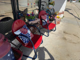 Metal vintage Americana chair