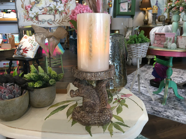 Squirrel Candleholder
