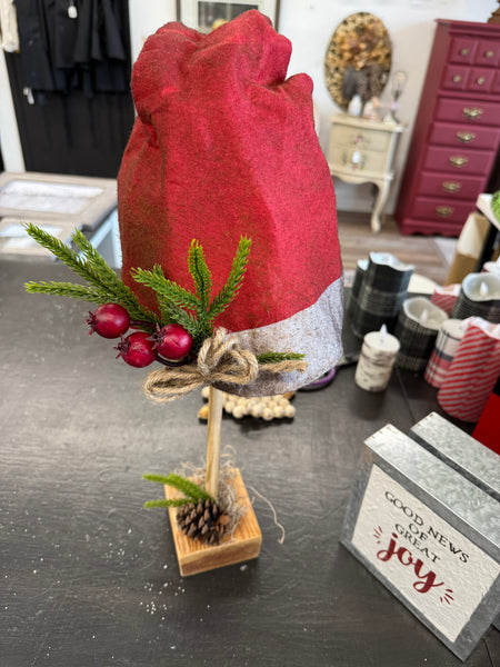 Santa hat on spool
