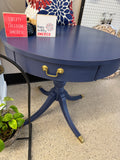 Gibb the Pacific Blue Mercer Drum Table