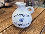 Terracotta stone bud vase pitcher