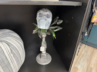 Skull candle stick
