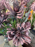Wild purple sunflower spray