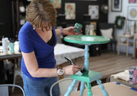 06/28/25 (Saturday) 1-3:30pm Paint a small table, chair or jewelry box or make a cabinet door art or tray