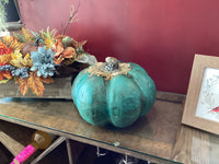 Turq Pumpkin with Sunflower Mold