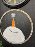 Snowman 15” door hanger