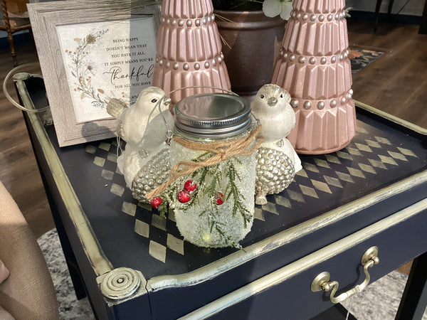 LED Christms Mason Jars