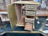 Shabby glam Vintage Wallpaper jewelry box