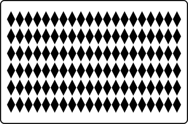 JRV Diamond Pattern stencil