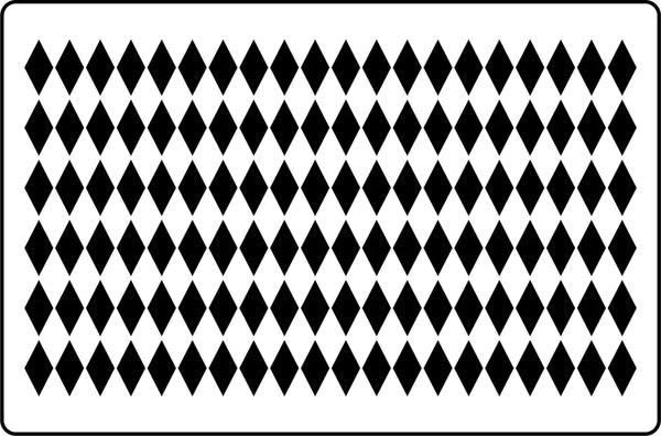 JRV Diamond Pattern stencil