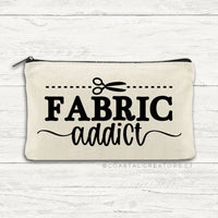 Canvas zipper bags make-up, paint brushes etc